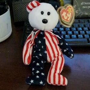 Ty Beanie Baby Patriotic Bear